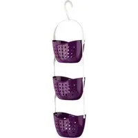 3-Tier Shower Caddy - Purple, PP