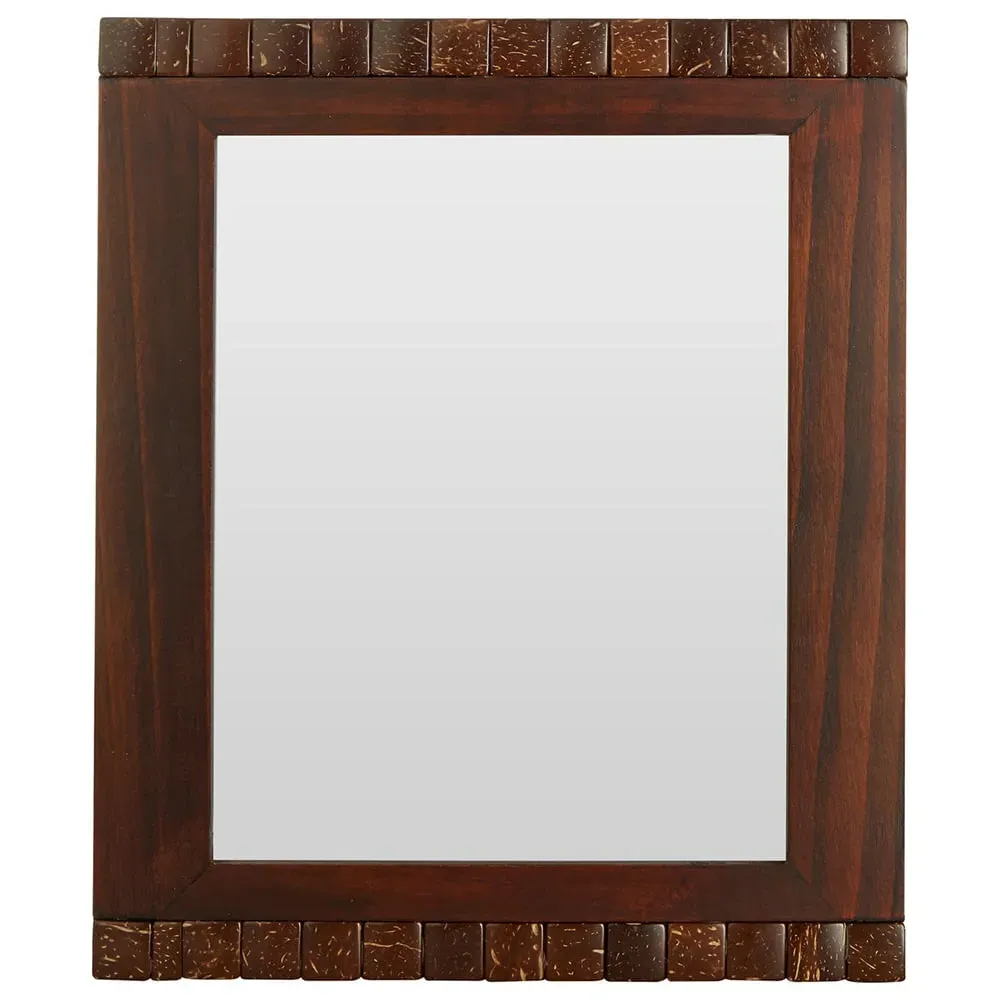 8x10 Photo Frame with Mosaic Detail - Brown, Dark Wood image