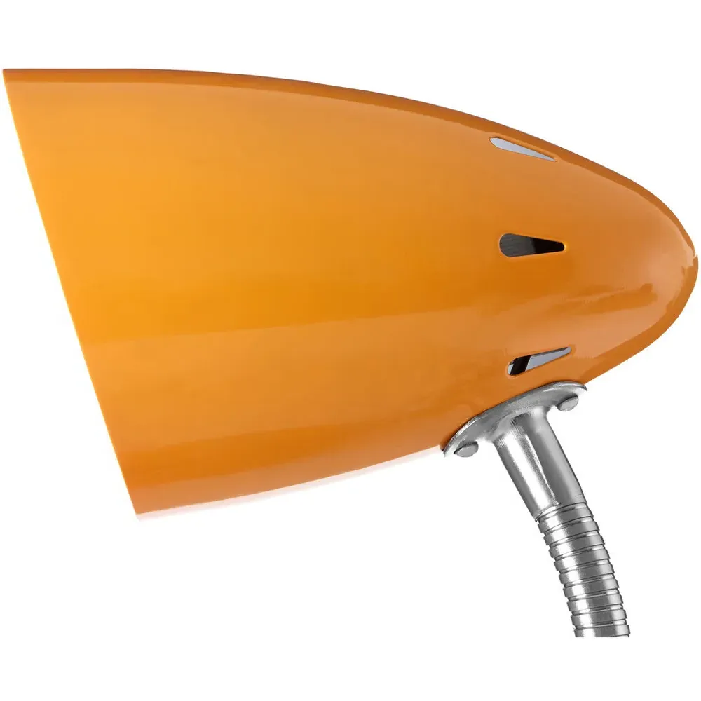 Adjustable Desk Lamp - Orange, Metal