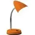 Adjustable Desk Lamp - Orange, Metal
