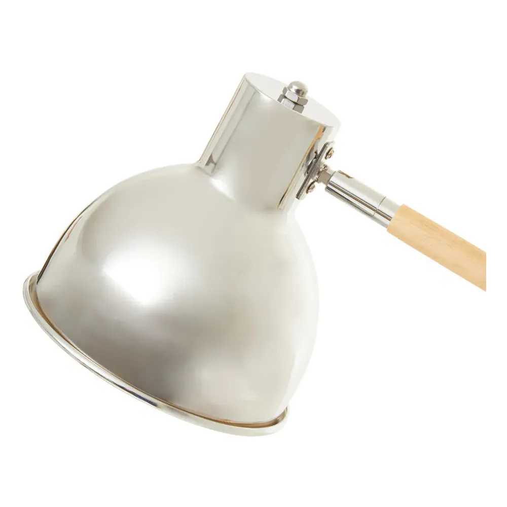 Adjustable Floor Lamp - Silver, Chrome