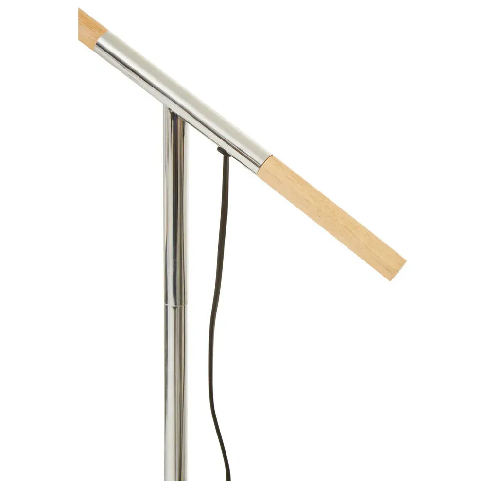 Adjustable Floor Lamp - Silver, Chrome