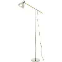 Adjustable Floor Lamp - Silver, Chrome