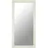 Andrey Rectangular Wall Mirror with Gold Finish - White