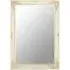 Andrey Wall Mirror with Beaded Detail - Bone White