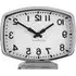 Bailie Table Clock - Silver, Chrome