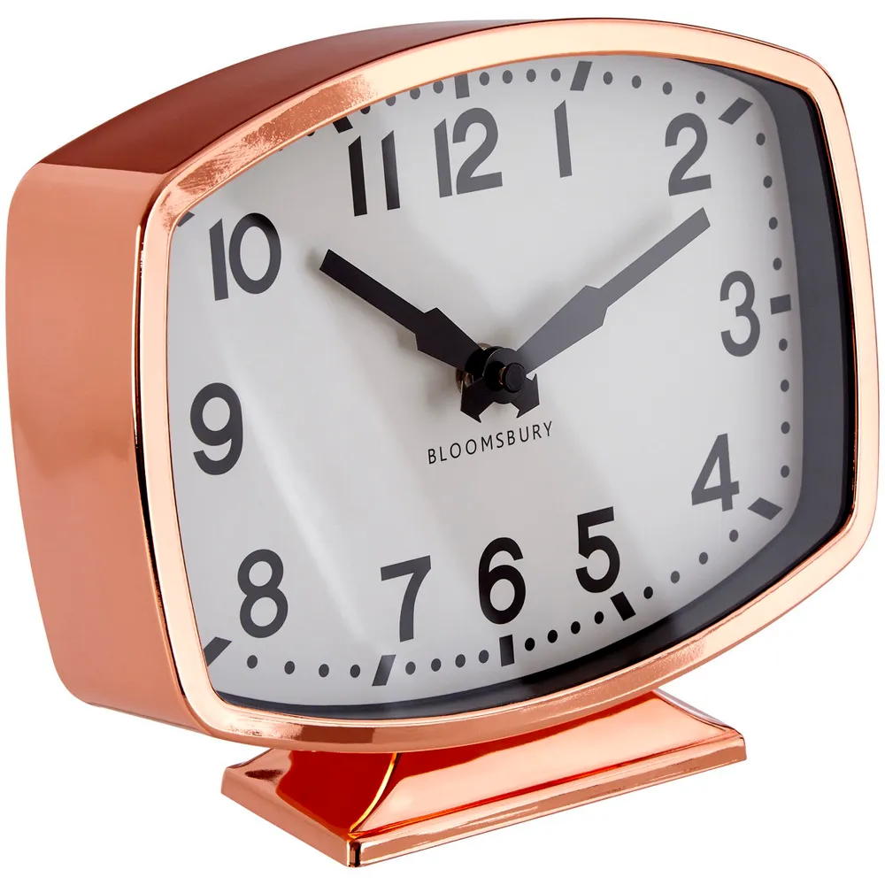 Baillie Table Clock - Rose Gold