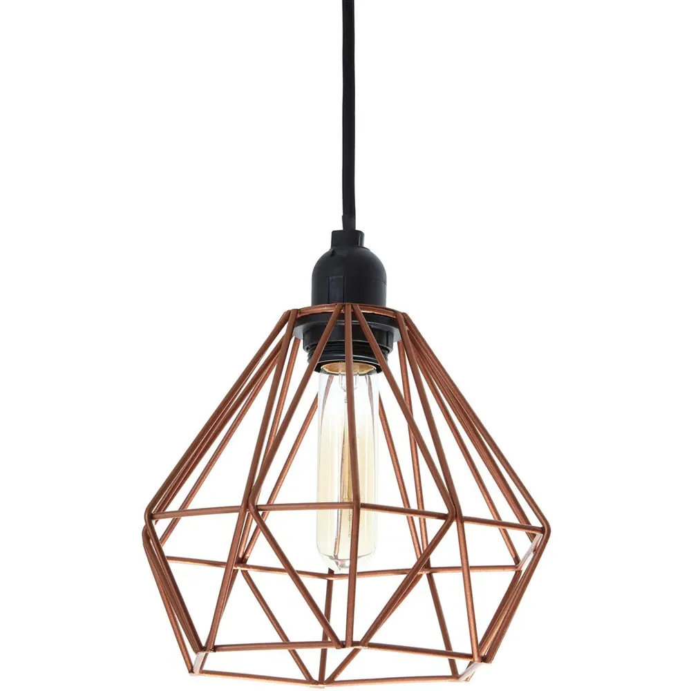 Bartol Wire Pendant Light - Copper