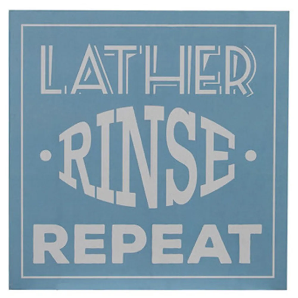 Bathroom Wall Plaques Set of 3 - Multi