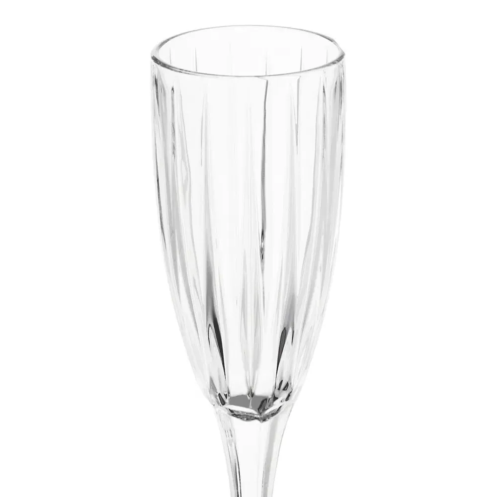 Beaufort Champagne Flutes 4 Pack - Crystal Clear