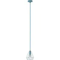 Beli Wire Cage Pendant Light - Blue, Metal