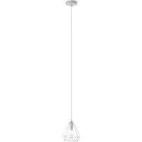Beli Wireframe Pendant Light - White, Metal