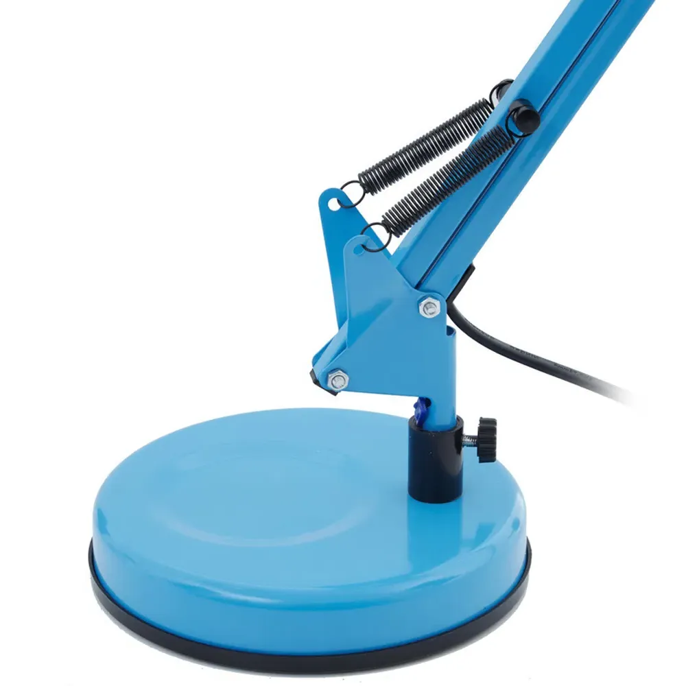 Blue Metal Desk Lamp