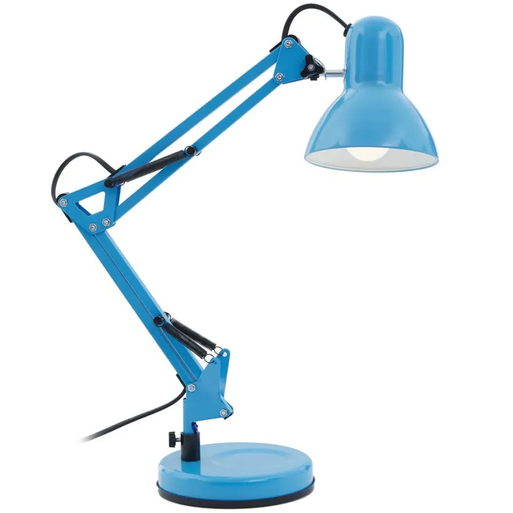 Blue Metal Desk Lamp image