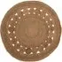 Bosie Demir Round Jute Rug - Natural