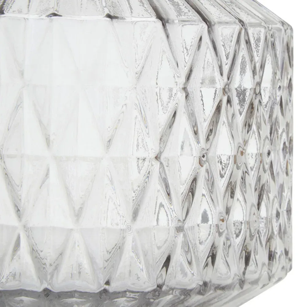 Brice Small Vase - Grey, Glass