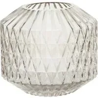Brice Small Vase - Grey, Glass
