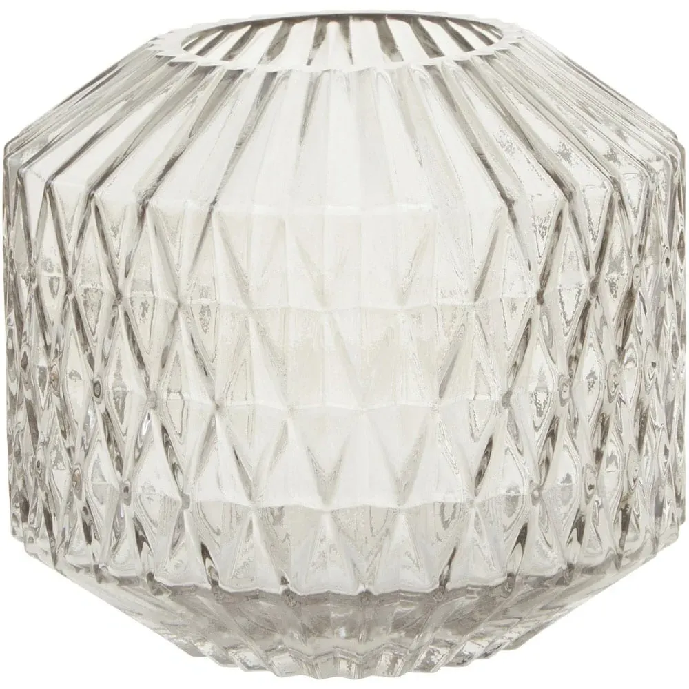 Brice Small Vase - Grey, Glass image