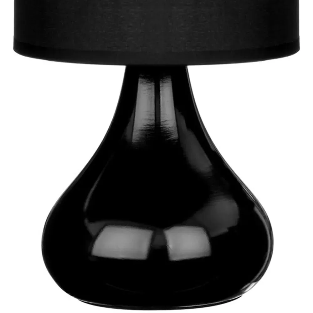 Bulbus Ceramic Table Lamp - Black
