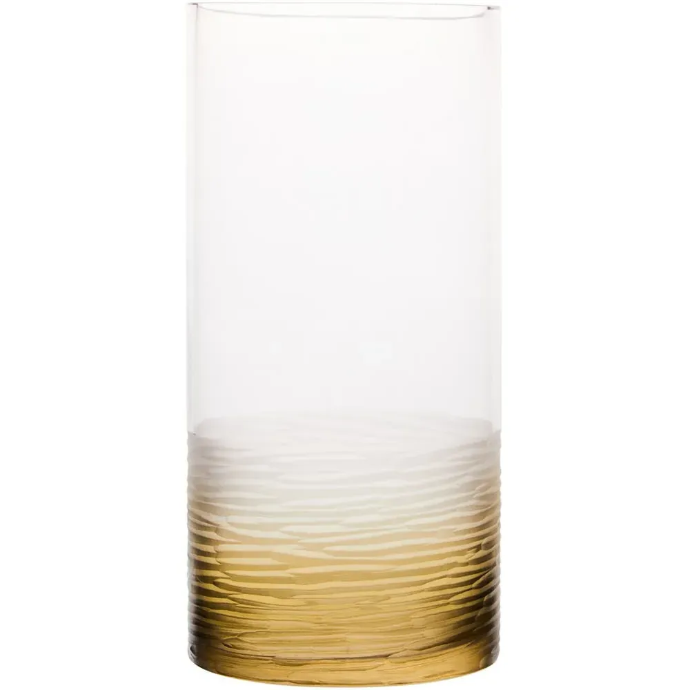 Caila Small Cylindrical Vase - Clear Glass image