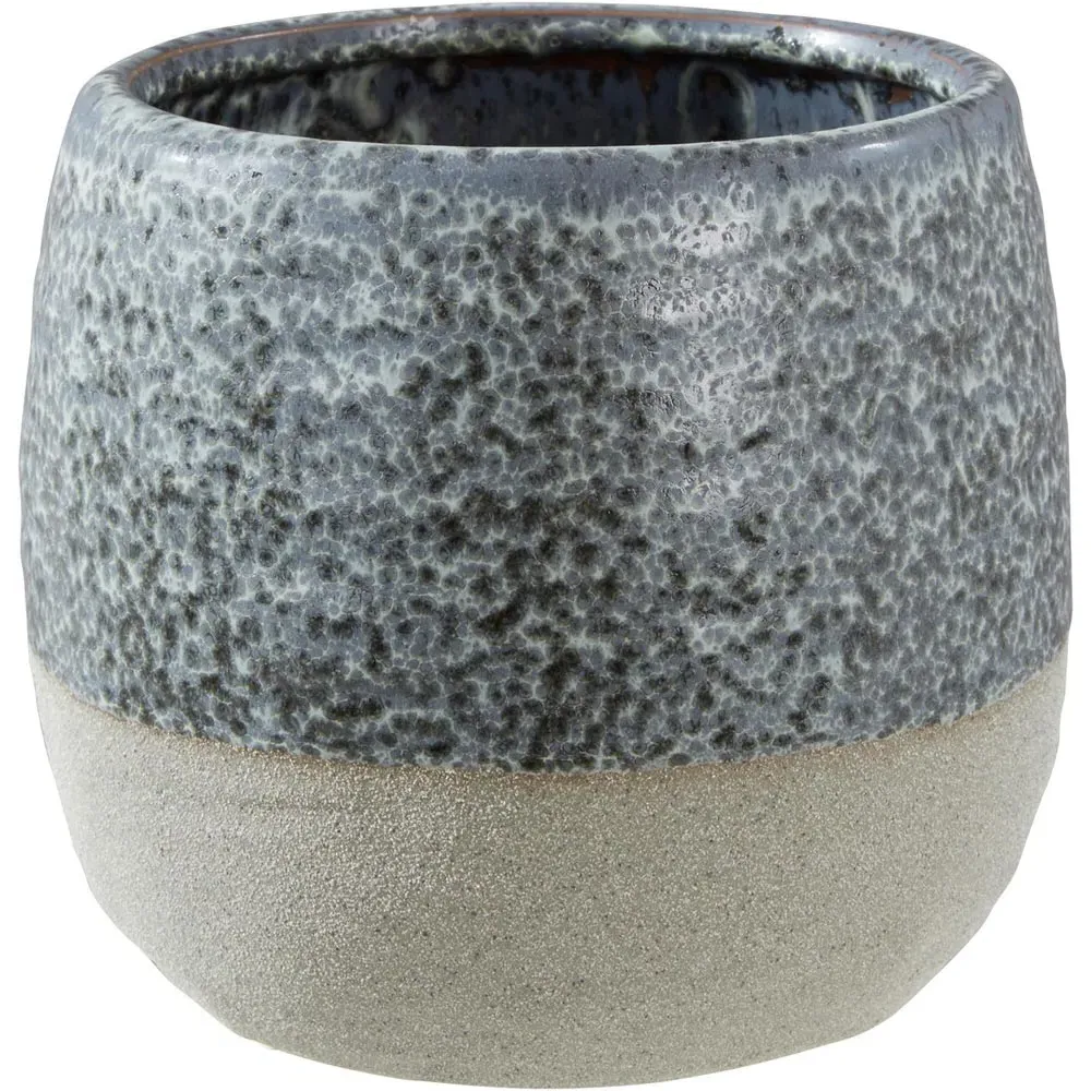 Caldera Large Planter - Brown, Stoneware