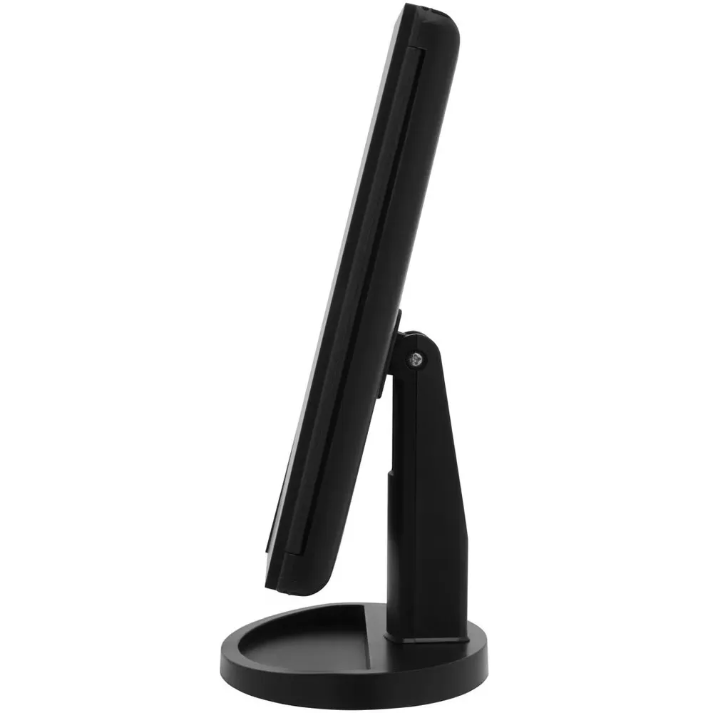 Cassini Tri-Fold LED Dressing Table Mirror - Black