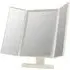 Cassini Tri-Fold LED Dressing Table Mirror - White