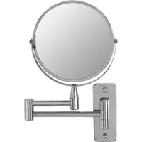 Cassini Wall Mounted Extending Mirror - Silver, Chrome