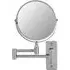 Cassini Wall Mounted Extending Mirror - Silver, Chrome