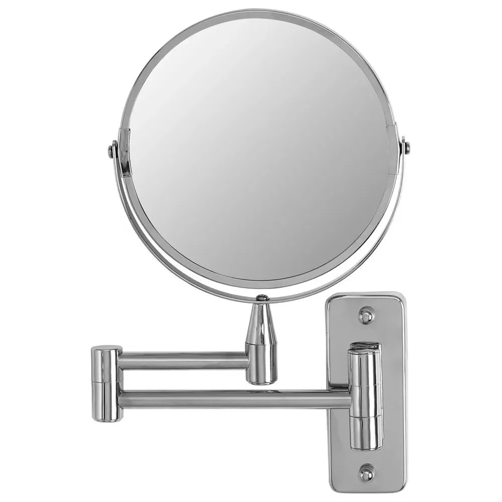 Cassini Wall Mounted Extending Mirror - Silver, Chrome image