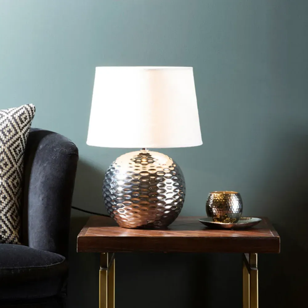 Ceramic Table Lamps 2 Pack - Cream