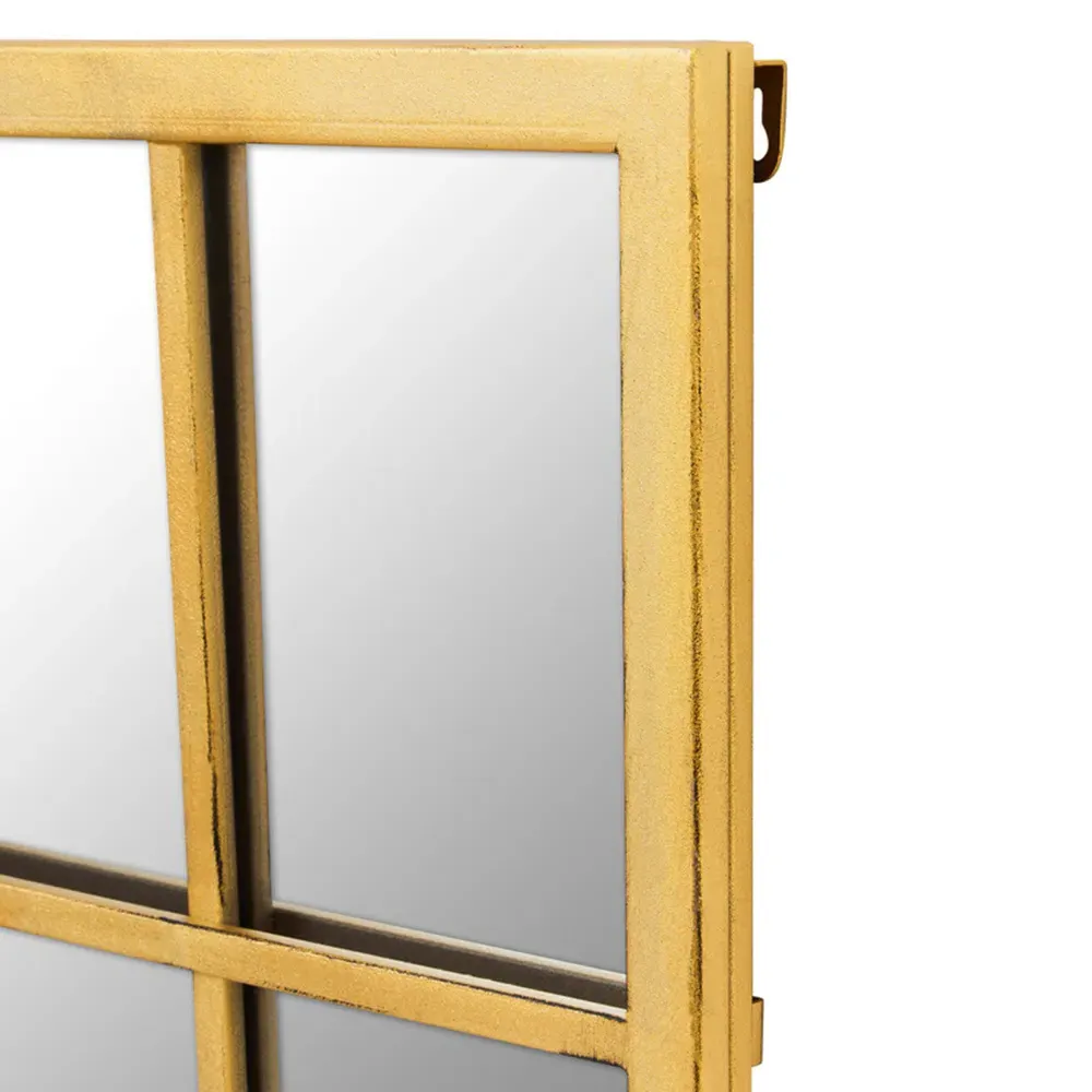 Charlene Rectangular Wall Mirror - Gold