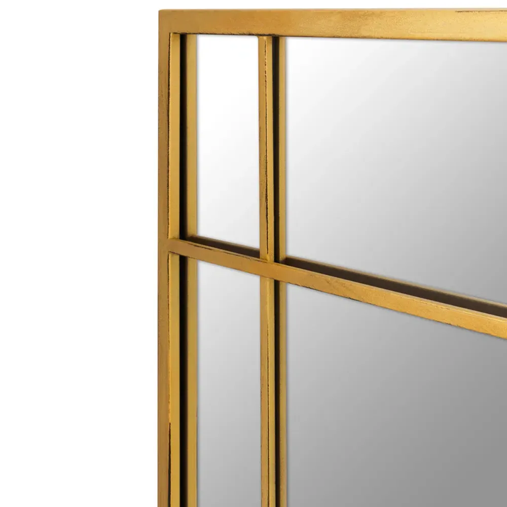 Charlene Rectangular Wall Mirror - Gold