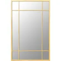 Charlene Rectangular Wall Mirror - Gold