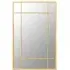 Charlene Rectangular Wall Mirror - Gold