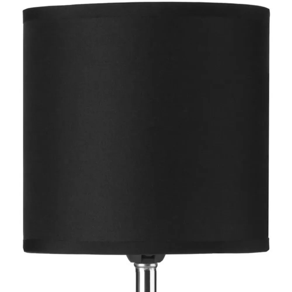 Chrome Ball Table Lamp with Switch - Black, Acrylic