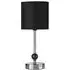 Chrome Ball Table Lamp with Switch - Black, Acrylic