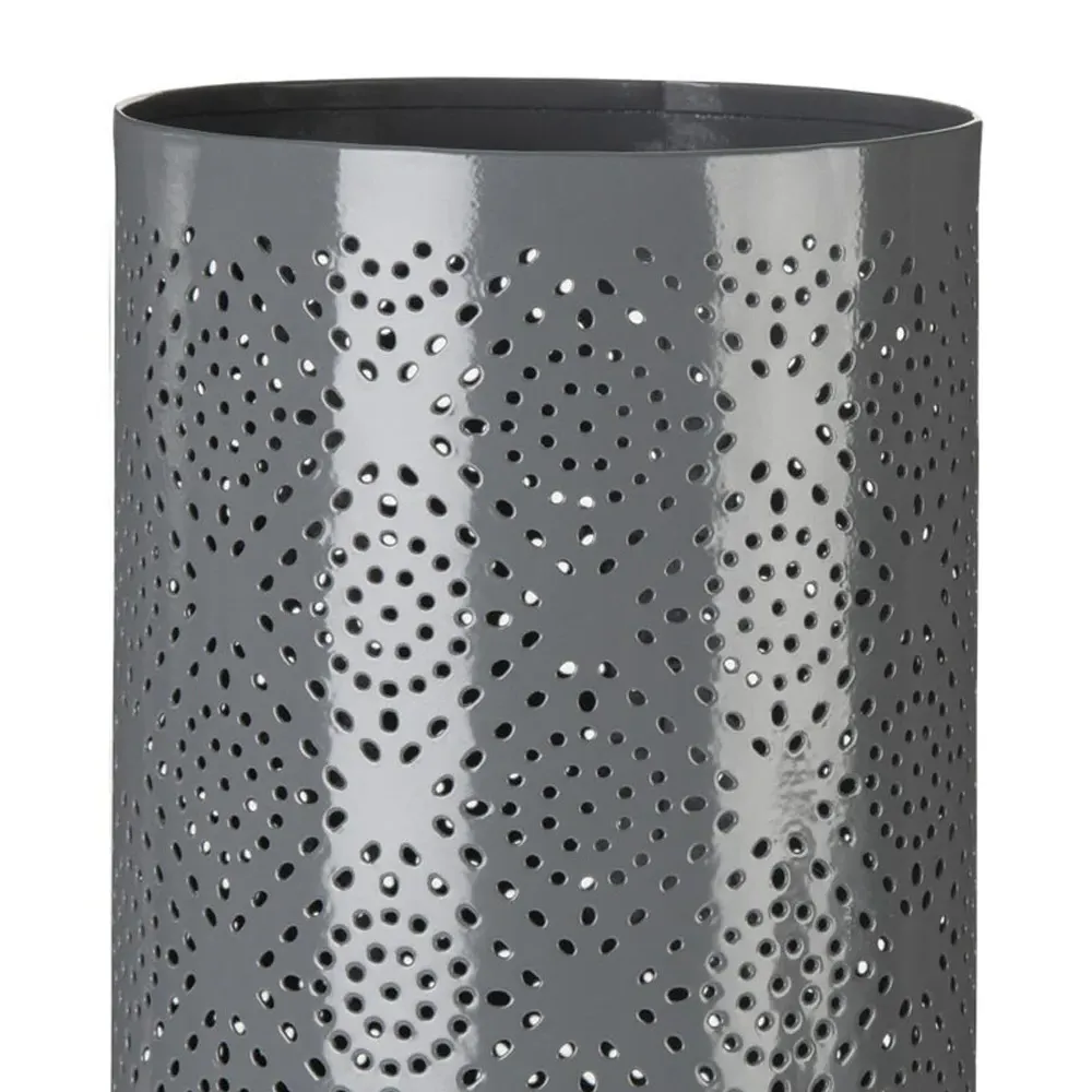 Complements Hurricane Candle Holder - Grey, Steel