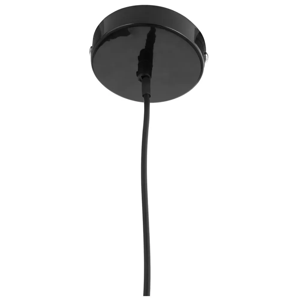 Conical Pendant Light - Black, Wood