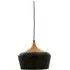 Conical Pendant Light - Black, Wood