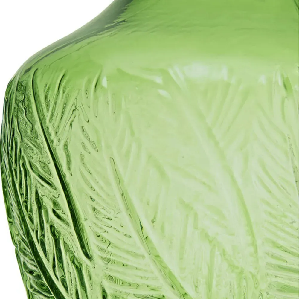 Corie Small Round Vase - Green, Glass