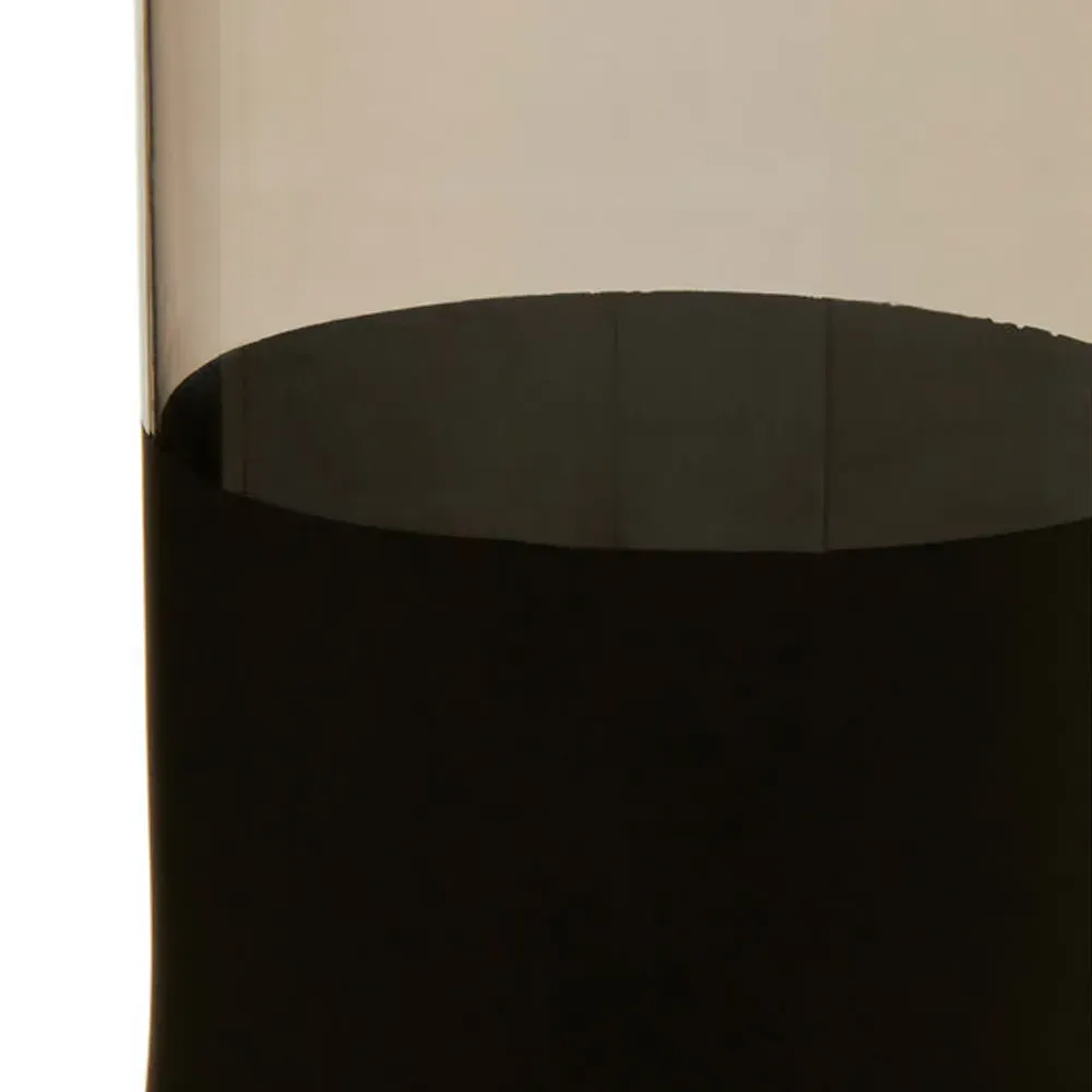 Cova Bottle Vase - Black, Glass