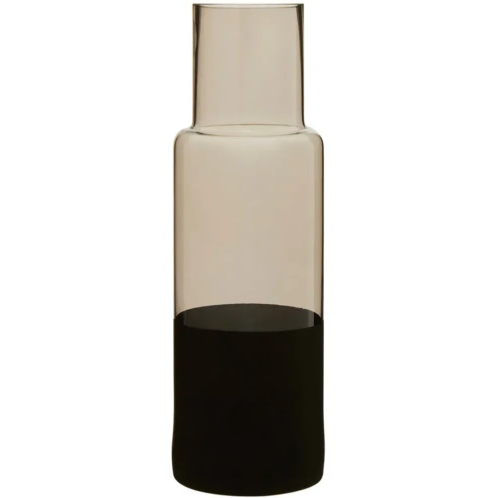Cova Bottle Vase - Black, Glass image