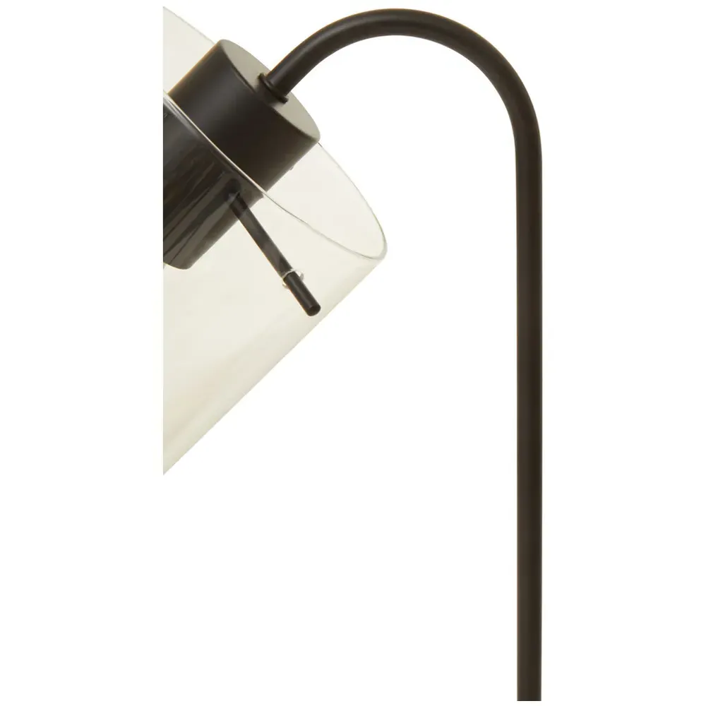 Curved Table Lamp - Black, Iron