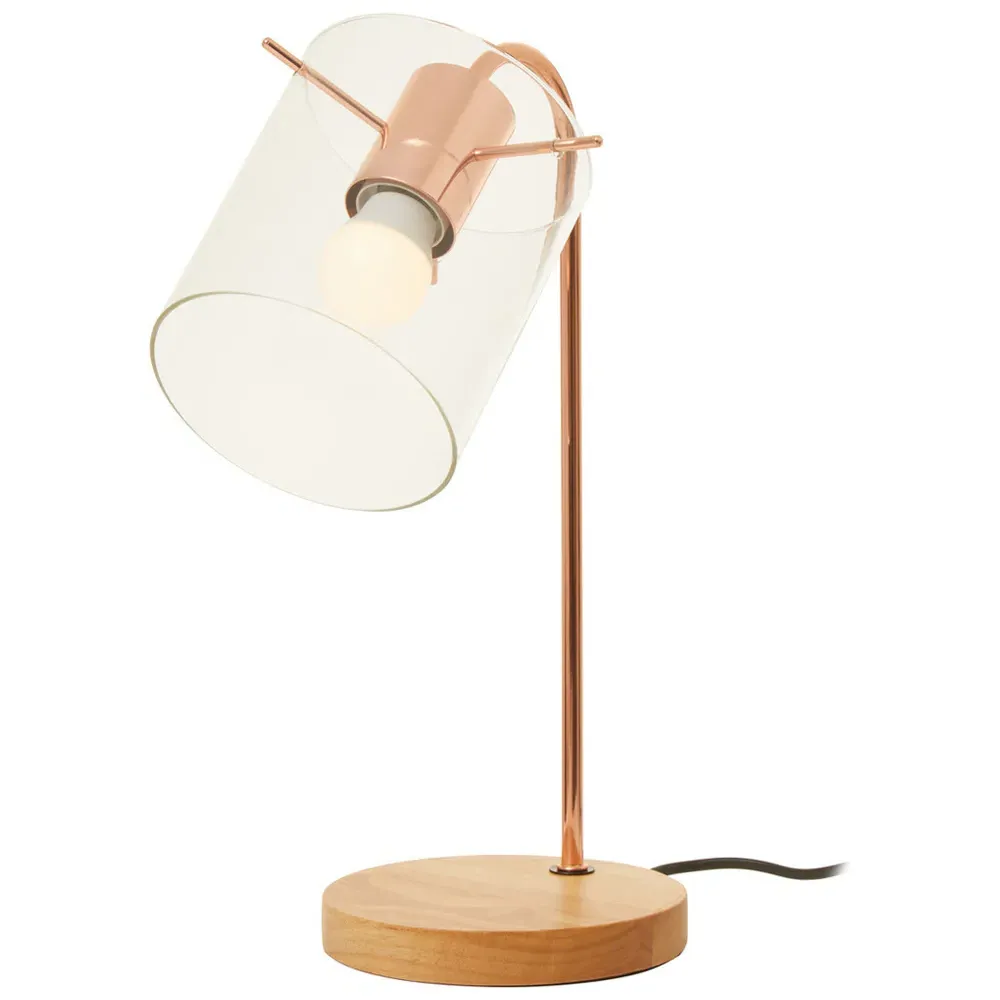 Curved Table Lamp - Gold, Iron