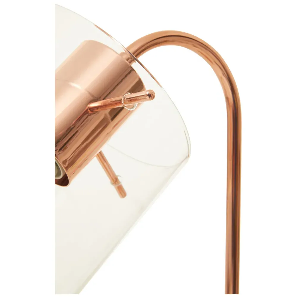Curved Table Lamp - Gold, Iron