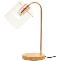 Curved Table Lamp - Gold, Iron