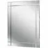 Etched Border Wall Mirror - Silver