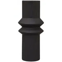 Fabia Large Ceramic Vase - Black