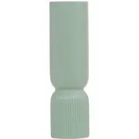Fia Cylindrical Vase - Sage Green, Ceramic